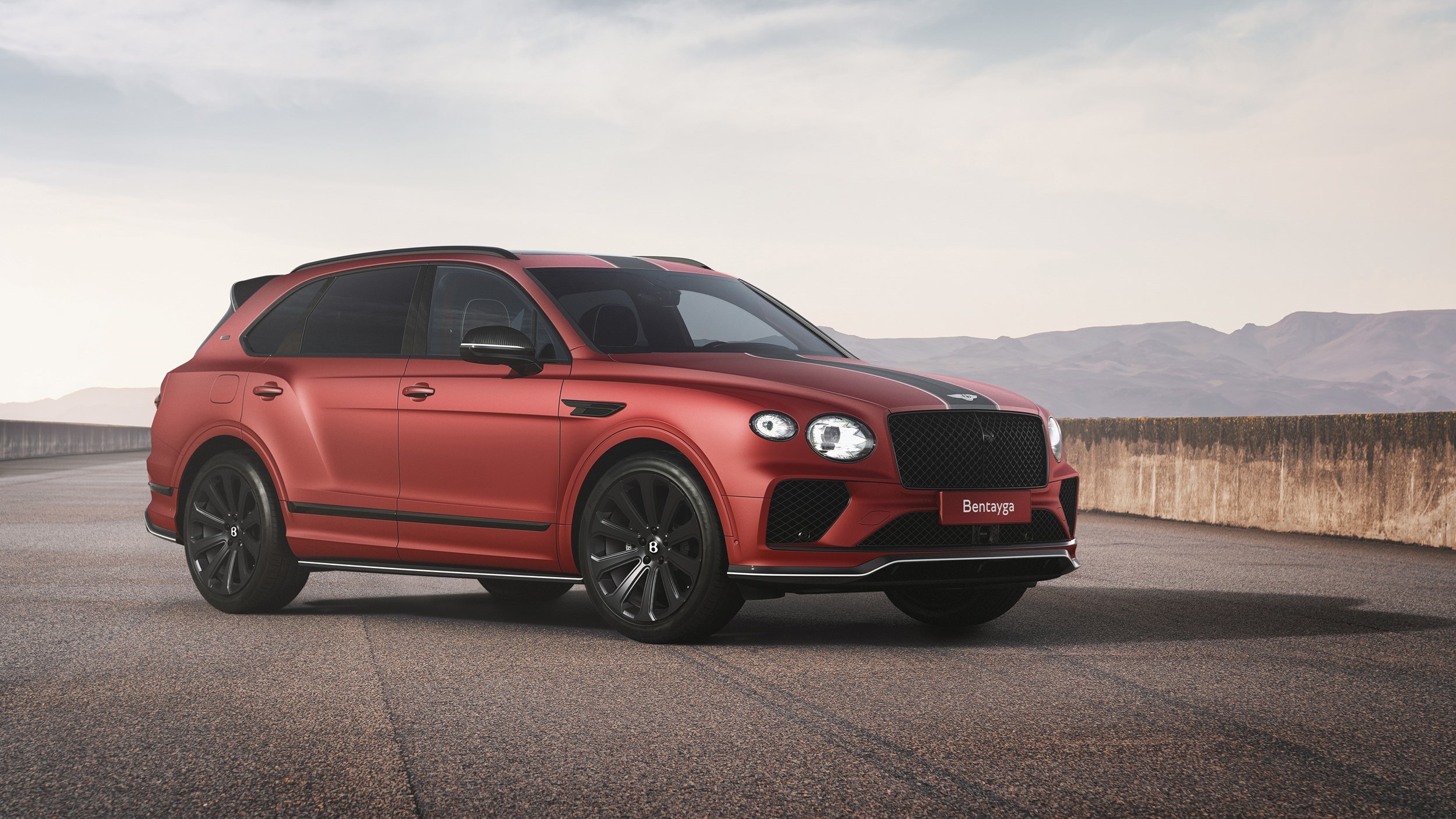 Colour , Rosso Image type , Statico Angle , 3/4 Anteriore General , Bentley Mulliner Current Models , Bentayga , Bentayga 